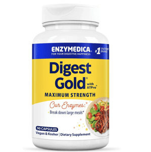 Enzymedica Digest Gold Maximum Strenght, Trávící enzymy, 90 kapslí Doplněk stravy