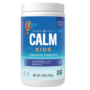 Natural Vitality Calm Kids Magnesium Drink mix, hořčík pro děti, lesní plody, 453 g Doplněk stravy