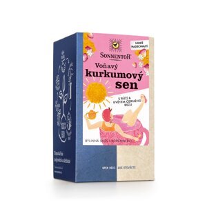 Sonnentor - Voňavý kurkumový sen, porcovaný čaj, BIO, 18 ks *CZ-BIO-002 certifikát