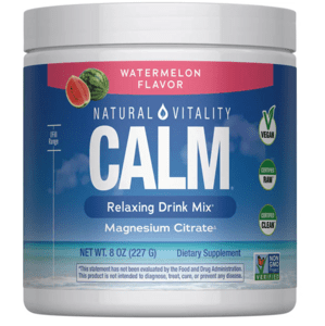Natural Vitality Calm Magnesium Relaxing Drink Mix, hořčík, meloun, 226 g Doplněk stravy