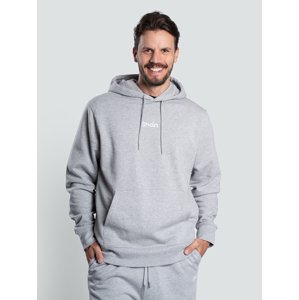 Unisex mikina z BIO bavlny, šedá Velikost: L Šedá unisex mikina z BIO bavlny