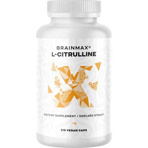 BrainMax L-Citrulline, L-citrulin, 210 rostlinných kapslí Aminokyselina, doplněk stravy