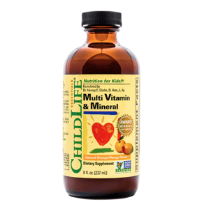 ChildLife Essentials Multi Vitamin & Mineral, multivitamin s minerály, pomeranč a mango, 237 ml Doplněk stravy