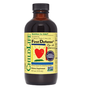 ChildLife Essentials First Defense, podpora imunity, černý bez, 118 ml Doplněk stravy