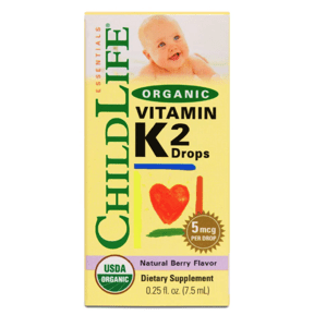 ChildLife Essentials Organic Vitamin K2, lesní plody, 7,5 ml Doplněk stravy