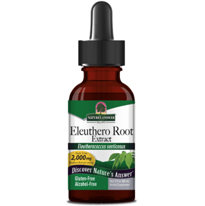 Nature's Answer Eleuthero Root, sibiřský ženšen, extrakt, 60 ml Doplněk stravy