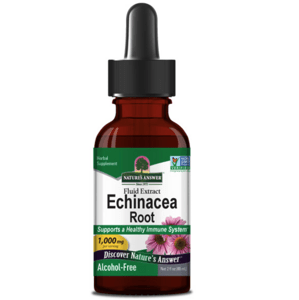Nature's Answer Echinacea Root, extrakt, 1000 mg, 60 ml Doplněk stravy