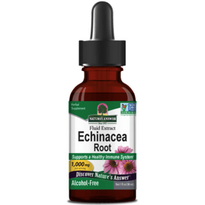 Nature's Answer Echinacea Root, extrakt, 1000 mg, 30 ml Doplněk stravy