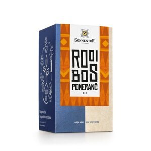 Sonnentor - Rooibos Pomeranč, porcovaný čaj, BIO, 18 ks *CZ-BIO-002 certifikát