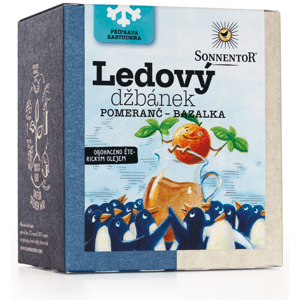 Sonnentor - Ledový džbánek® pomeranč – bazalka, porcovaný čaj, BIO, 16 ks *CZ-BIO-002 certifikát