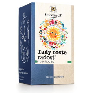 Sonnentor - Tady roste radost®, porcovaný čaj, BIO, 18 ks *CZ-BIO-002 certifikát