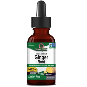 Nature's Answer Ginger Root, zázvor, extrakt, 1000 mg, 30 ml Doplněk stravy