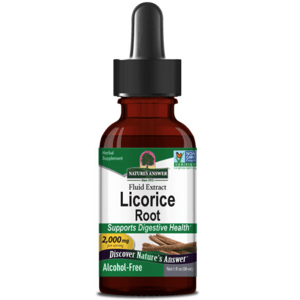 Nature's Answer Licorice Root, lékořice, extrakt, 2000 mg, 30 ml Doplněk stravy
