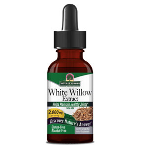 Nature's Answer White Willow, vrba bílá, extrakt, 2000 mg, 30 ml Doplněk stravy