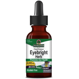 Nature's Answer Eyebright Herb, světlík lékařský, extrakt, 2000 mg, 30 ml Doplněk stravy