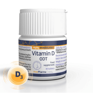 mcePharma mce Pharma Vitamin D3 ODT, 60 tablet Doplněk stravy