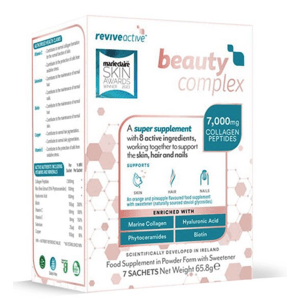 Revive Active Beauty Complex, podpora pro vlasy, kůži a nehty, pomeranč a ananas, 7 sáčků Doplněk stravy