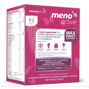 Revive Active Meno Active, podpora při menopauze, tropické ovoce, 30 sáčků Doplněk stravy