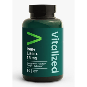 Vitalized Iron+ Eisen+, železo 15 mg, 90 kapslí Doplněk stravy