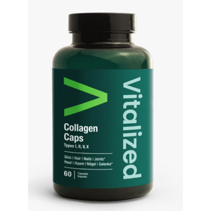 Vitalized Collagen Caps, rybí kolagen, 60 kapslí Doplněk stravy