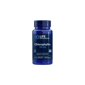 Life Extension Chlorophyllin, podpora zdravé DNA, 100 rostlinných kapslí Doplněk stravy