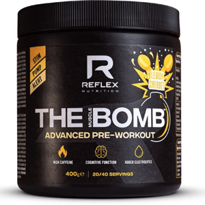 Reflex The Muscle Bomb, výživa svalů, citronový šerbet, 400 g Doplněk stravy