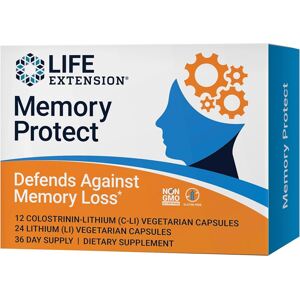 Life Extension Memory Protect, ochrana paměti, 36 rostlinných kapslí Doplněk stravy
