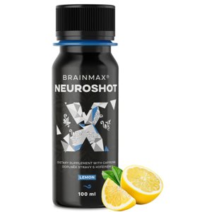 BrainMax NeuroShot, 100 ml Nootropický shot pro soustředění, energii a výkon bez crashe, doplněk stravy