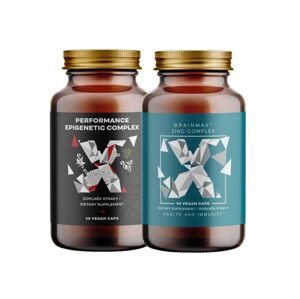 BrainMax Železná obrana Epigenetic Complex s resveratrolem a kurkuminem a Zinc Complex pro podporu imunnity a životního stylu, doplněk stravy