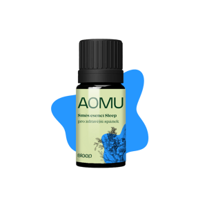 AOMU Sleep, směs esenciálních olejů pro lepší spánek, 5 ml Pro večerní zklidnění a kvalitnější spánek