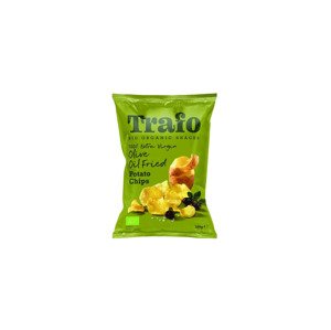 Trafo Brambůrky smažené v olivovém oleji, 100 g BIO chipsy s mořskou solí a extra panenským olivovým olejem