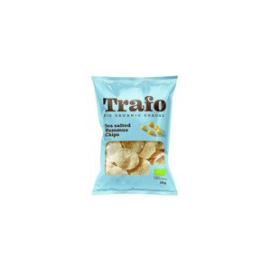 Trafo Cizrnové chipsy s mořskou solí, 75 g BIO chipsy s jemnou mořskou solí bez umělých přísad