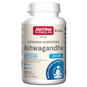Jarrow Formulas Extrakt z Ashwagandhy (ašvaganda), 300 mg, 120 kapslí Doplněk stravy