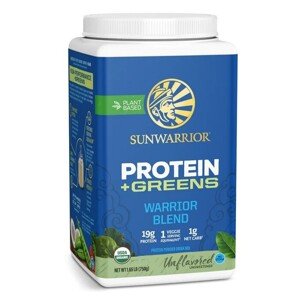Sunwarrior Warrior Blend Organic Protein + Greens, bez příchuti, 750 g Doplněk stravy