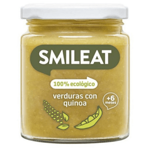 Smileat příkrm quinoa se zeleninou s extra panenským olivovým olejem, 6M+, BIO, 230 g