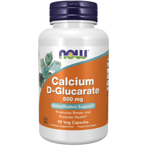 Now® Foods NOW Calcium D-glucarate (D-glukarát vápenatý), 90 rostlinných kapslí Doplněk stravy