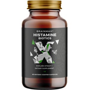 BrainMax Histamine Biotics, Histamin Probiotika, 60 enterosolventních kapslí Vysoce účinné probiotika pro jedince s histaminovou intolerancí, doplněk stravy