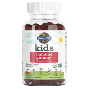 Garden of Life Organic Kids Immune Gummy, podpora imunity, příchuť třešeň, BIO, 60 gumových bonbónů Doplněk stravy