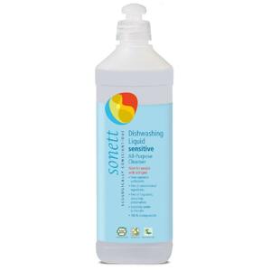 SONETT Tekutý prostředek na nádobí a univerzální čistič - SENSITIVE 500 ML
