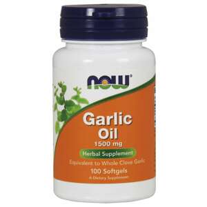 Now® Foods NOW Garlic Oil, česnekový olej, 1500 mg, 100 softgel kapslí Doplněk stravy
