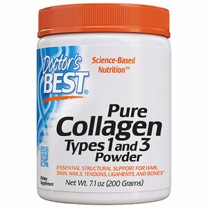 Doctor's Best Doctor’s Best Kolagen prášek, Typ I & III, 1000 mg, 200g Doplněk stravy