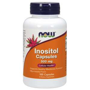 Now® Foods NOW Inositol (myo-inositol), 500 mg, 100 kapslí Doplněk stravy