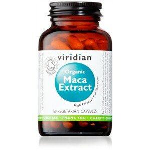 Viridian Maca Extract 60 kapslí Organic Doplněk stravy, *CZ-BIO-001 certifikát