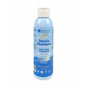 laSaponaria Sprchový gel a šampon po opalování BIO, 150ml