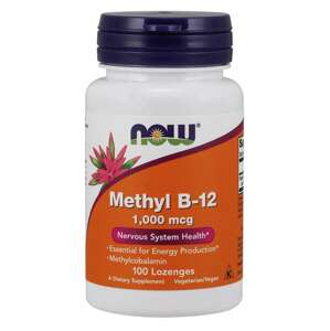 Now® Foods NOW Methyl B12, 1000 ug, 100 pastilek Doplněk stravy