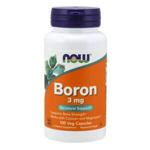 Now® Foods NOW Boron (bor), 3 mg, 100 kapslí Doplněk stravy