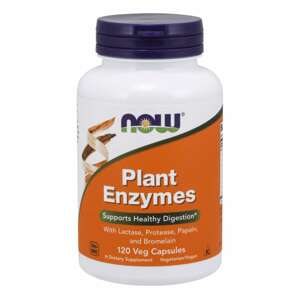 Now® Foods NOW Plant Enzymes, rostlinné enzymy, 120 rostlinných kapslí Doplněk stravy