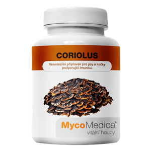 MycoMedica - Coriolus v optimální koncentraci, 90 rostlinných kapslí Doplněk stravy