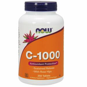 Now® Foods NOW Vitamin C-1000 se šípkem a postupným uvolňováním, 250 tablet Doplněk stravy