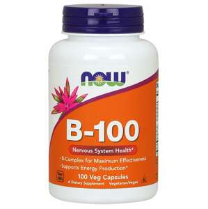 Now® Foods NOW Vitamin B-100 Complex, 100 rostlinných kapslí Doplněk stravy